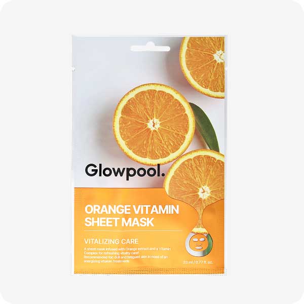 Orange Vitamin Sheet Mask - Image 2