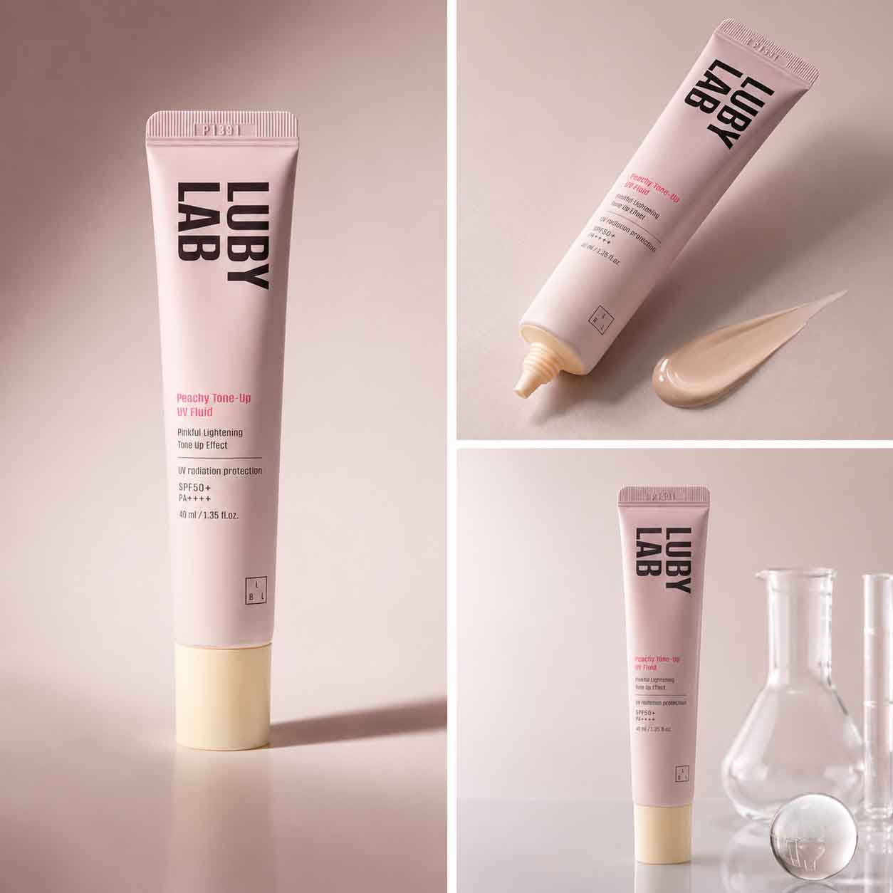 Peachy Tone-Up UV Fluid SPF50+ - Image 2